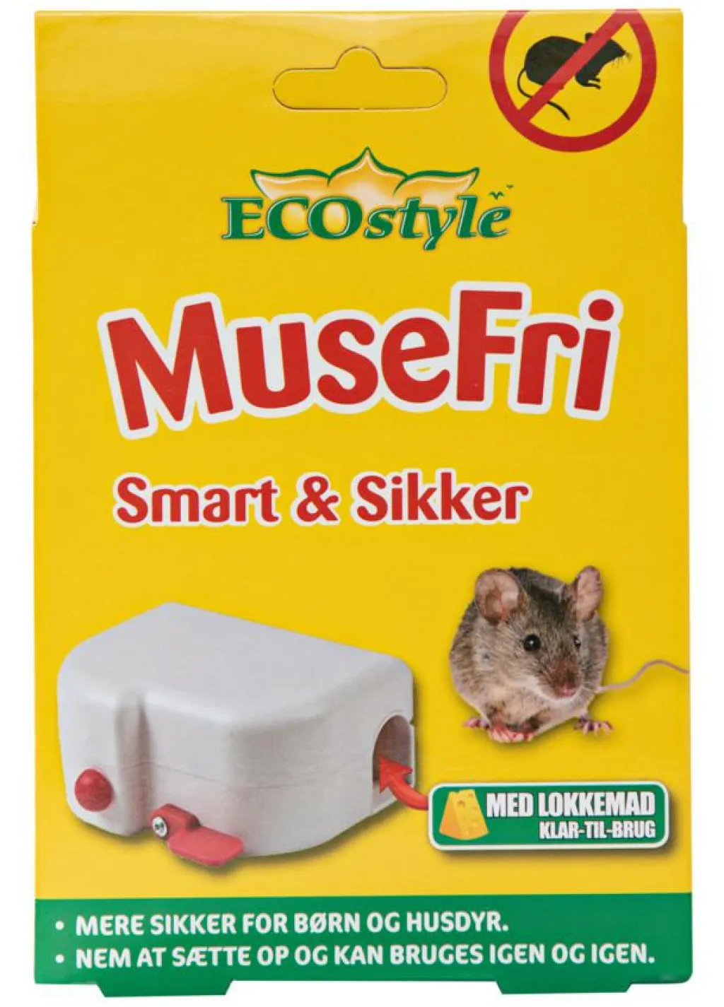 ECOstyle Skadedyrsbekæmpelse>MuseFri Smart & Sikker Musefælde