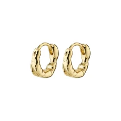 Pilgrim Smykker>Eddy Genanvendt Organic Shaped Huggie Hoops