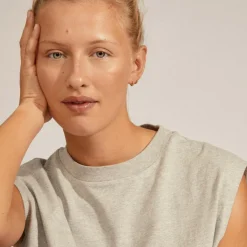 Pilgrim Smykker>Eddy Genanvendt Organic Shaped Huggie Hoops