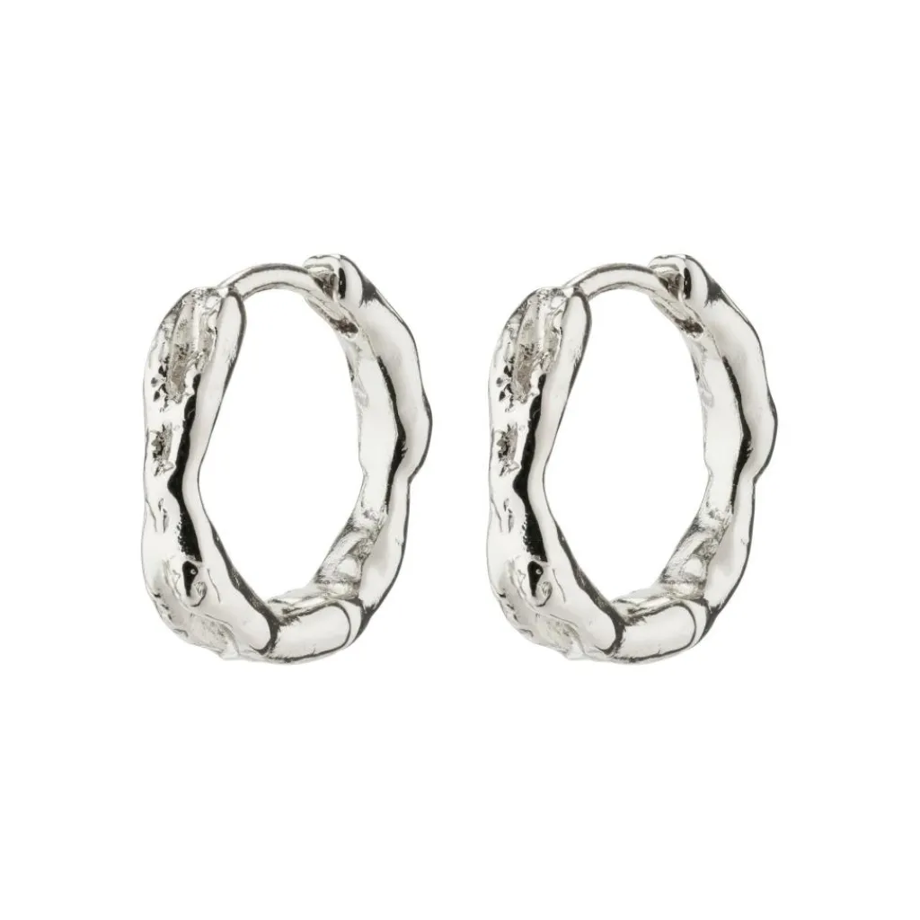 Pilgrim Smykker<Eddy Genanvendt Organic Shaped Hoops