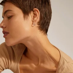 Pilgrim Smykker<Eddy Genanvendt Organic Shaped Hoops