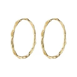 Pilgrim Eddy Genanvendt Organic Shaped Hoops< Smykker
