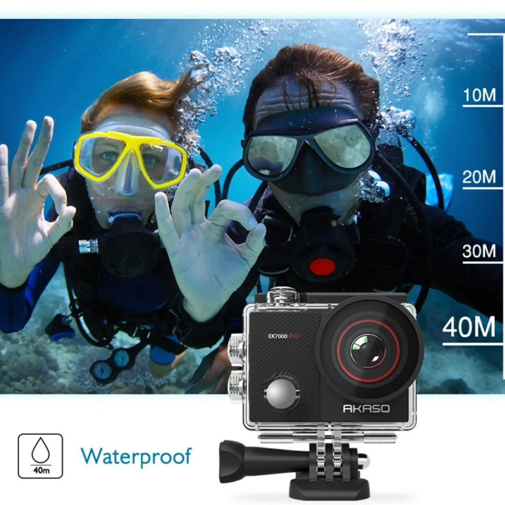 Akaso Kameraer<Ek7000 Pro Action Kamera