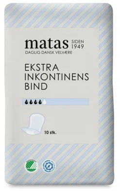 Matas Striber Inkontinens<Ekstra Inkontinens Bind