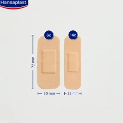 Hansaplast Sårplastre|Sårplastre<Elastic Strips