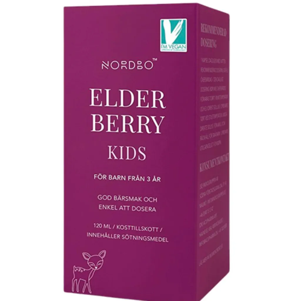Nordbo Multivitaminer<Elderberry Kids