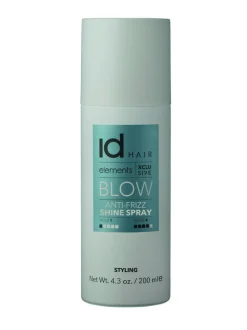 IdHAIR Krøllet Hår<Elements Xclusive Anti-Frizz Shine Spray