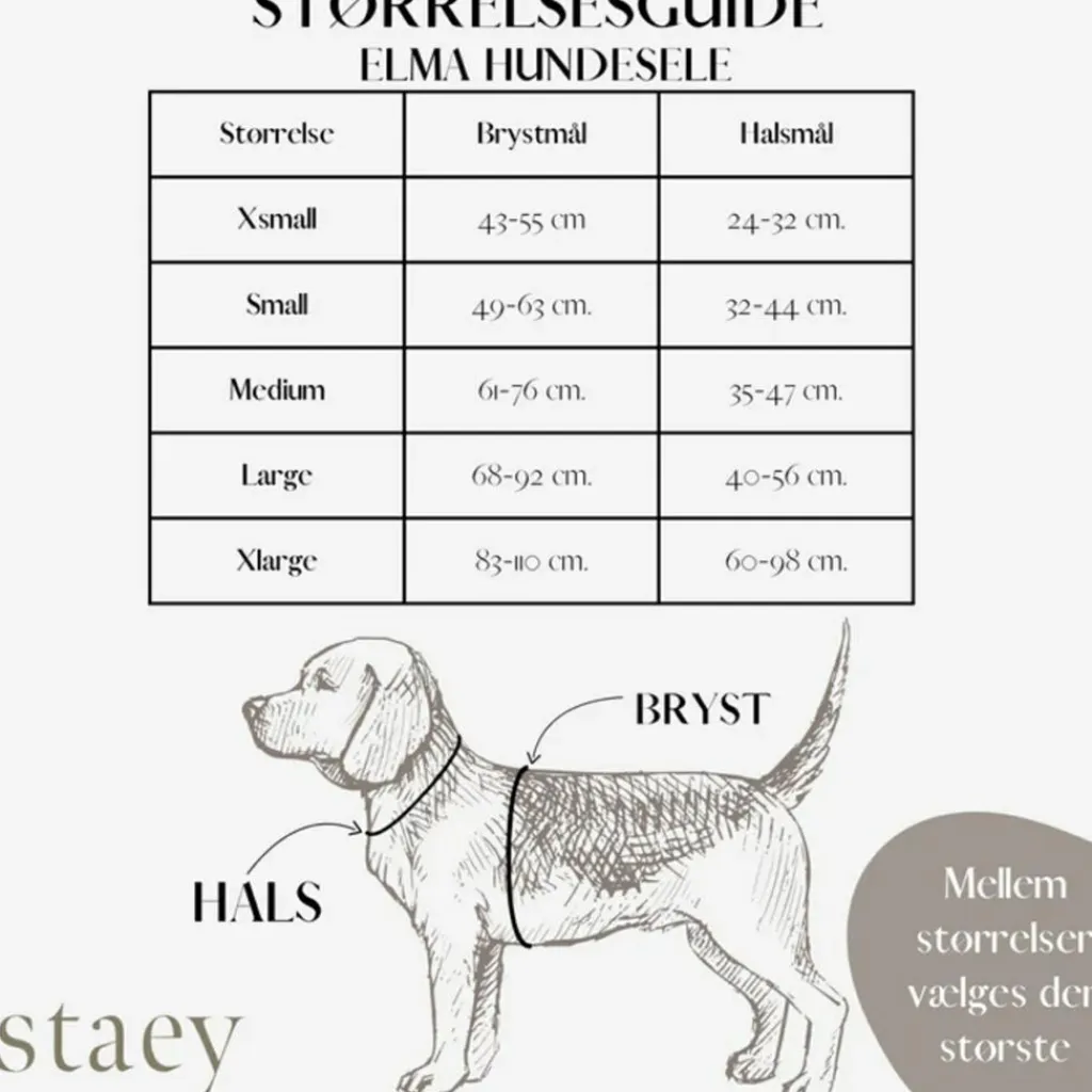 Staey Elma Harness< Halsbånd & Seler