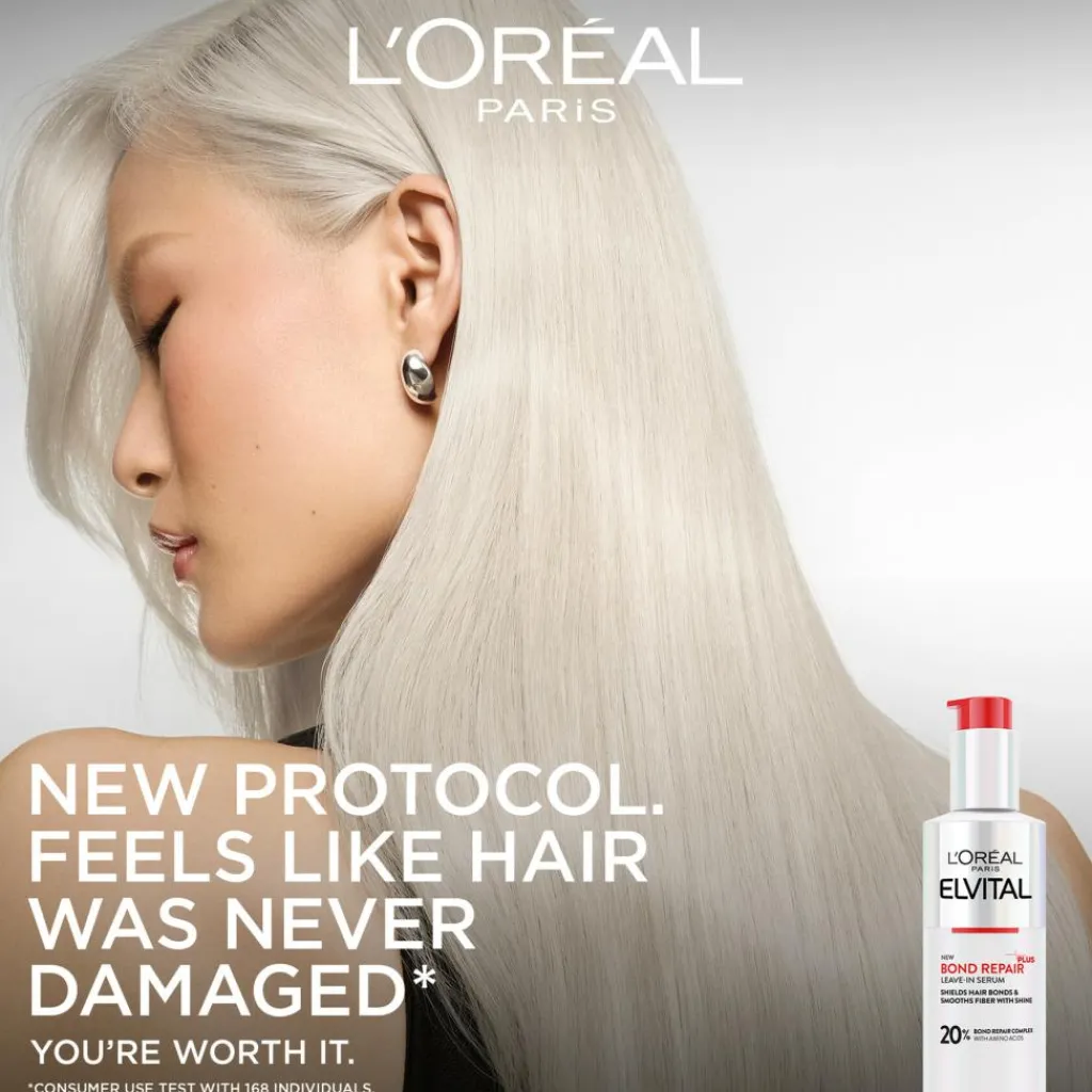 L'Oréal Paris Hårolie & Serum>Elvital Bond Repair Leave-in Serum for damaged hair
