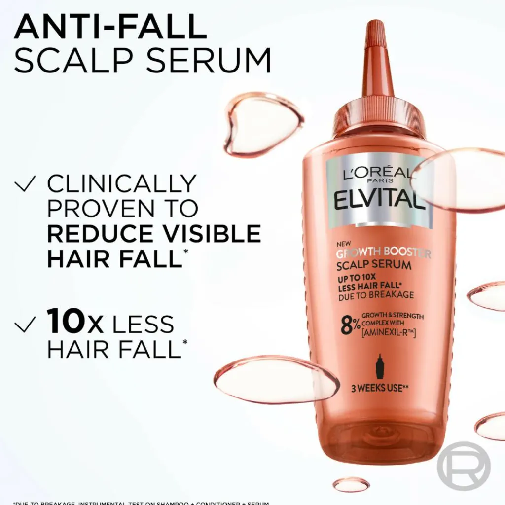 L'Oréal Paris Hårolie & Serum>Elvital Growth Booster Hårserum
