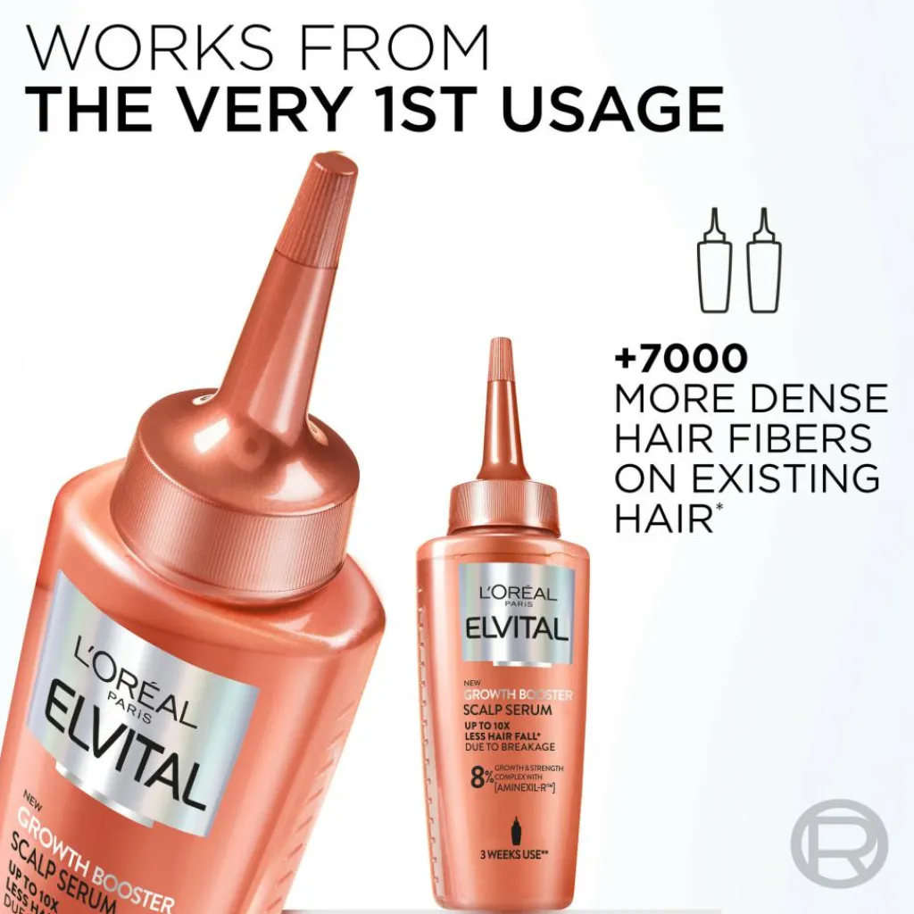 L'Oréal Paris Hårolie & Serum>Elvital Growth Booster Hårserum