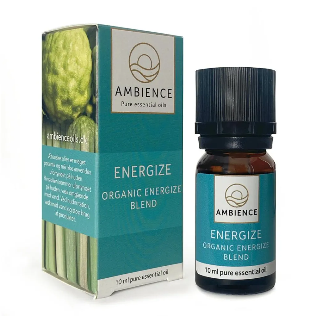 Ambience Duftolier<Energizing Olie blend Økologisk