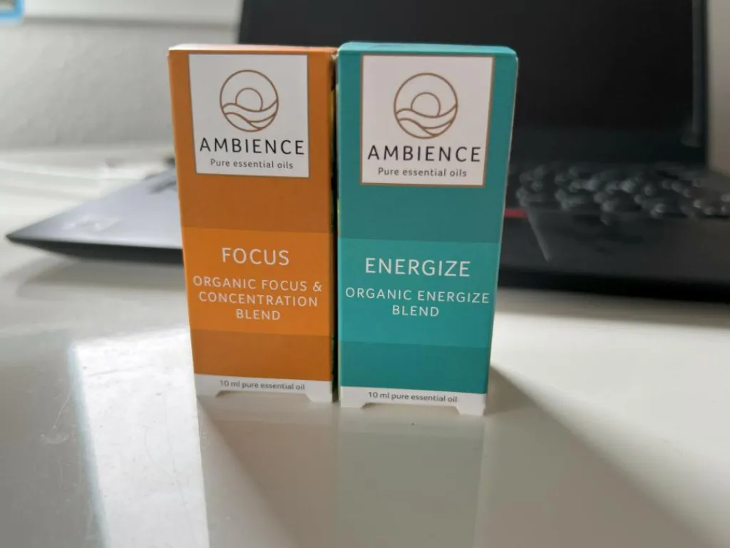 Ambience Duftolier<Energizing Olie blend Økologisk