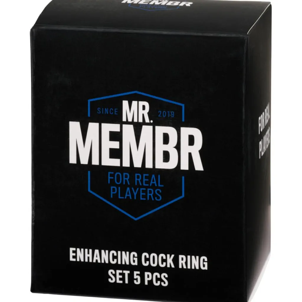Mr. Membr Enhancing Penisring Sæt< Sexlegetøj Til Mænd