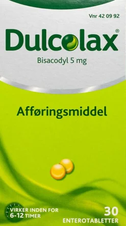 Dulcolax Forstoppelse|Forstoppelse<Enterotabletter 5 mg