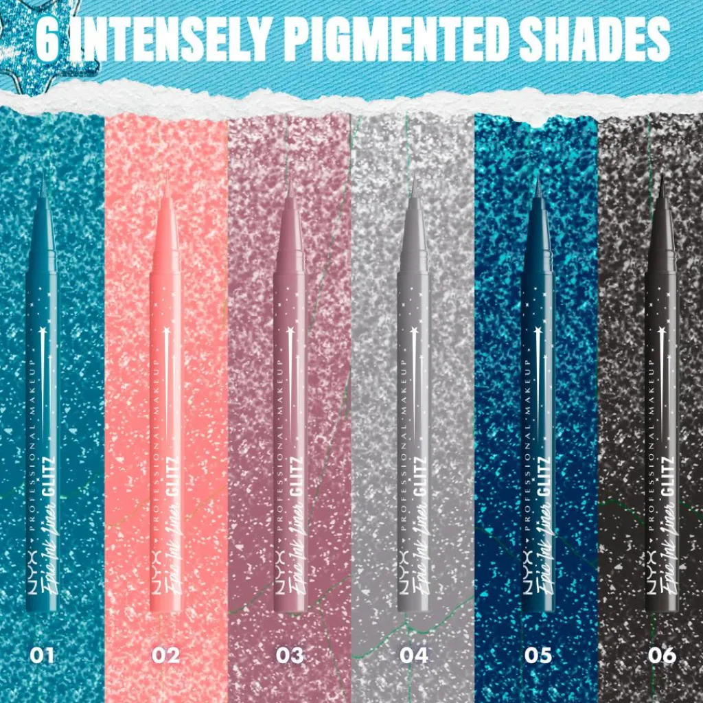 NYX PROFESSIONAL MAKEUP Eyeliner>Epic Ink Liner Glitz Vandfast Eyelinerpen