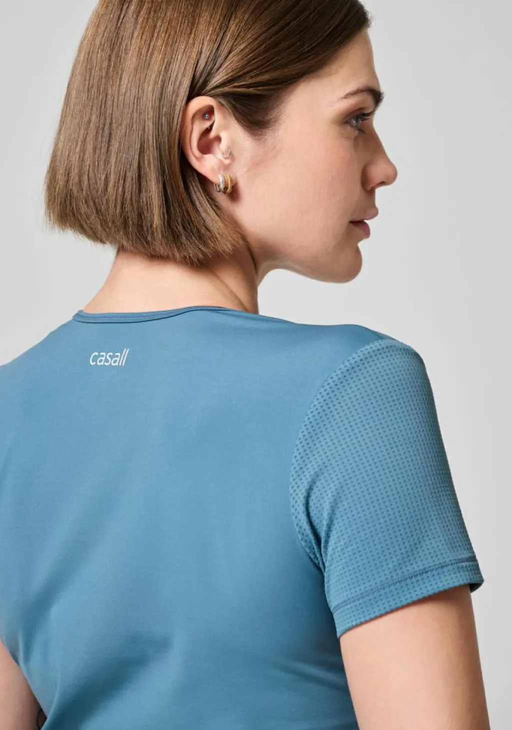 Casall Træningsbluser>Essential Mesh Detail Tee