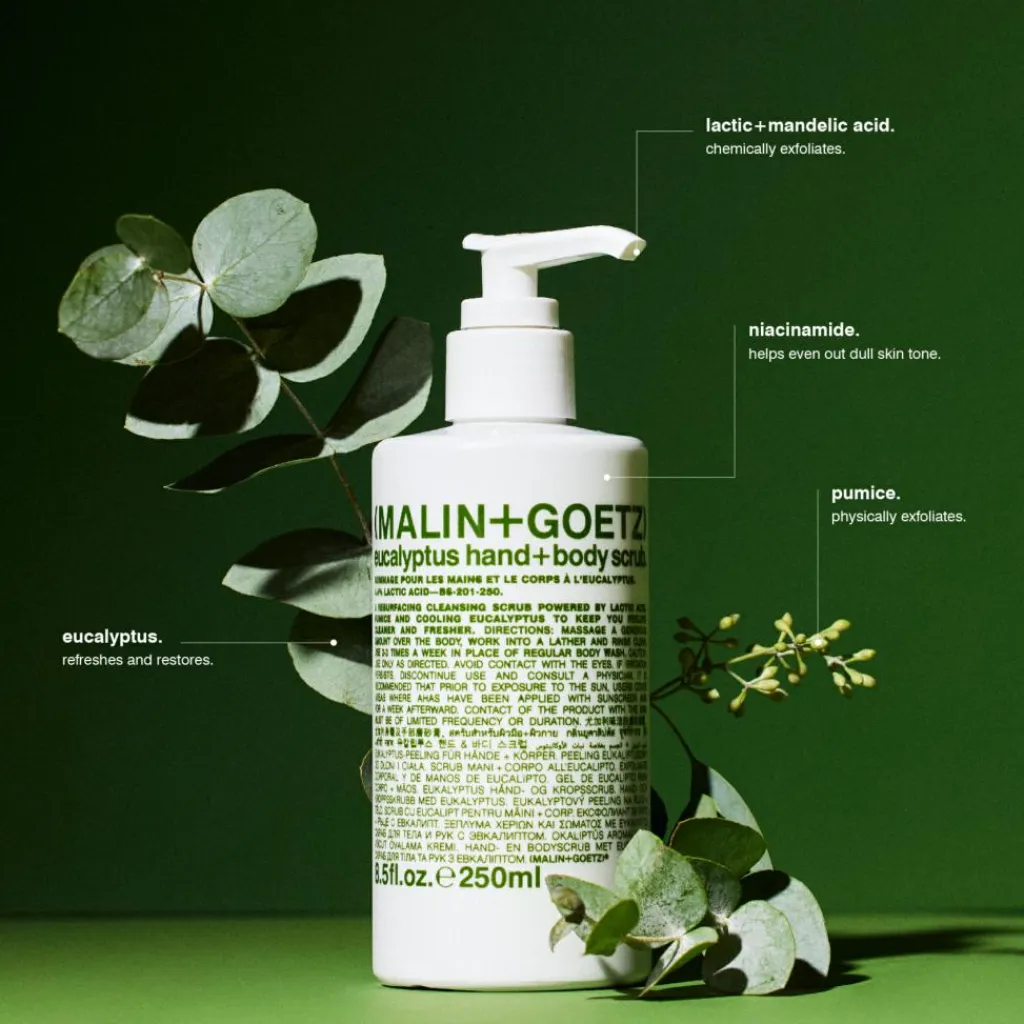 Malin+Goetz Scrub & Exfoliering<Eucalyptus Hand+Body Scrub