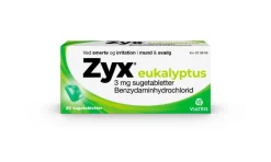 Zyx Forkølelse|Forkølelse>Eukalyptus Sugetabletter 3 mg