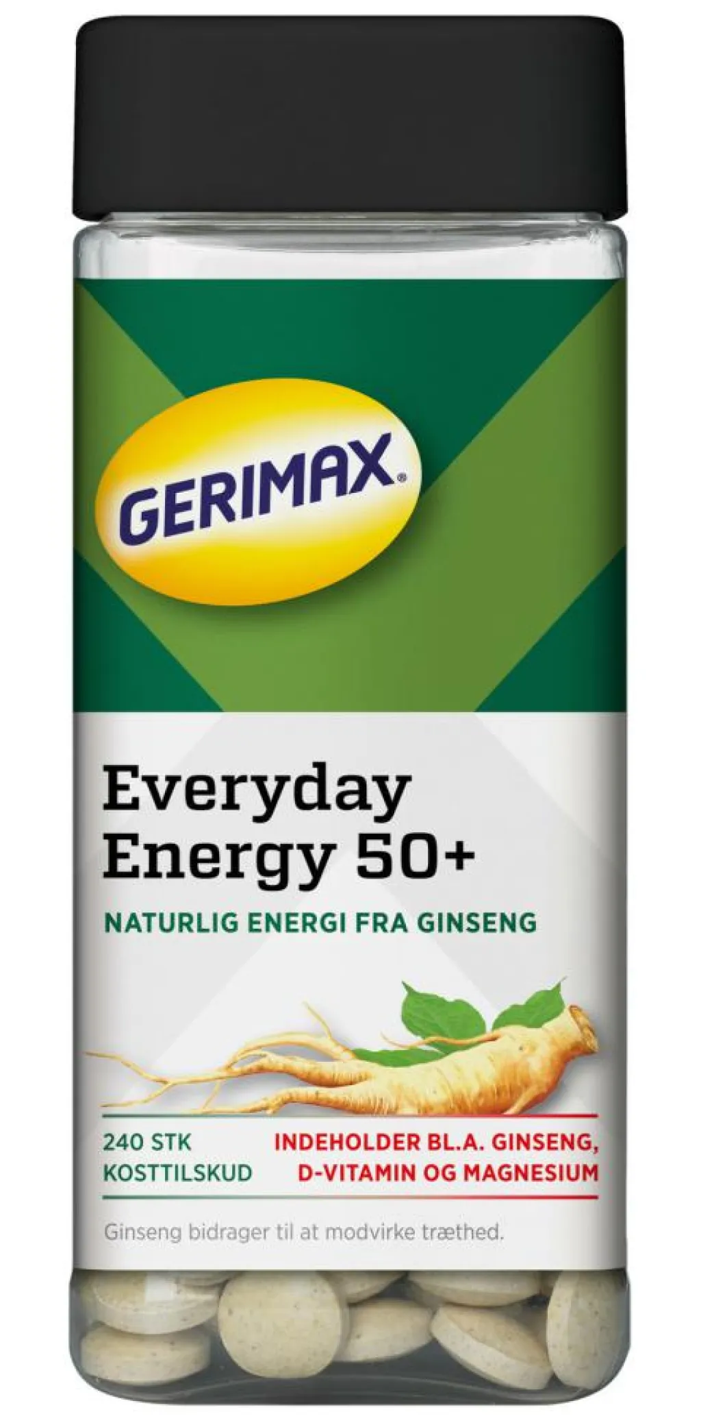 Gerimax Ginseng|Ingredienser<Everyday Energy (50+)
