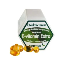 Berthelsen E-vitamin Extra 200 mg Vegansk< E-Vitamin