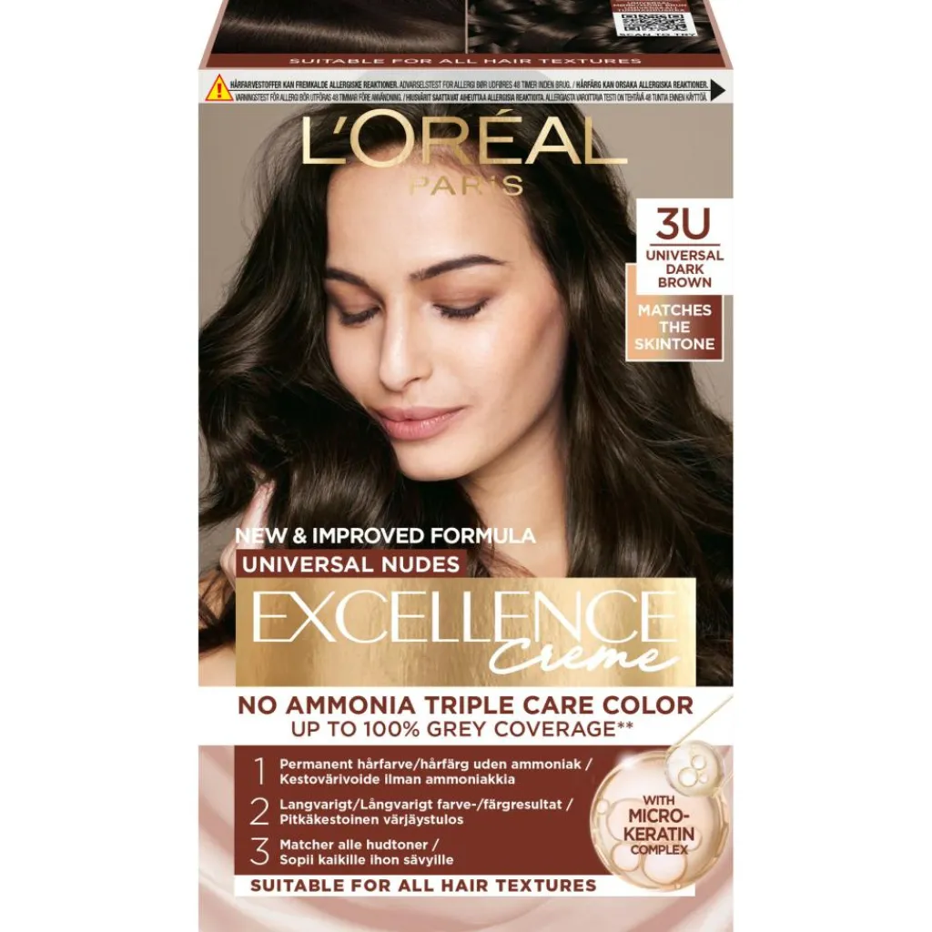 L'Oréal Paris Excellence Universal Nudes Permanent Hårfarve< Permanent Hårfarve