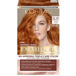 L'Oréal Paris Excellence Universal Nudes 8UC Light Copper< Permanent Hårfarve