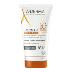A-DERMA Exomega Control Anti-Scratching Sun Cream SPF50+< Solpleje