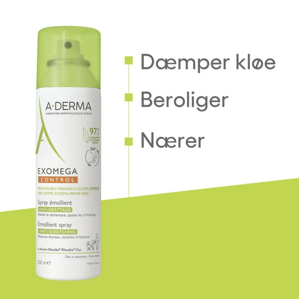 A-DERMA Babysalve|Hudpleje Til Børn>Exomega Control Anti-Scratching Spray