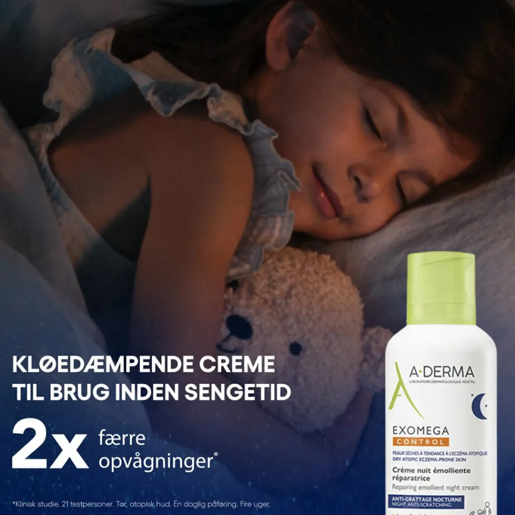 A-DERMA Exomega CONTROL Emollient Night Cream< Natcreme