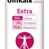 Unikalk Kalk<Extra - Kalk 300 mg, Magnesium 77,6 µg og D-vitamin 10 µg