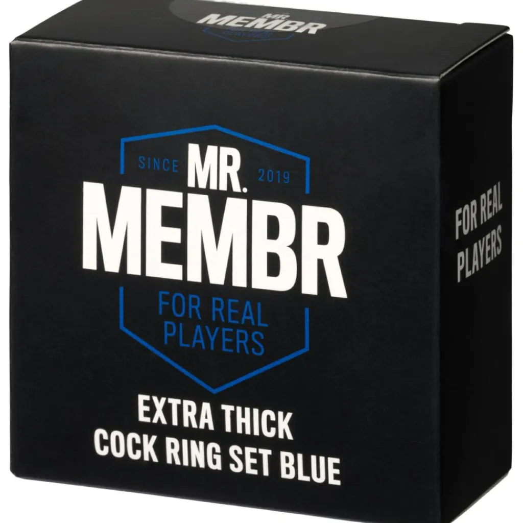 Mr. Membr Sexlegetøj Til Mænd>Extra Thick Cock Ring Sæt