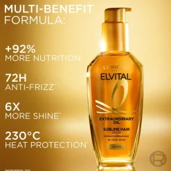L'Oréal Paris Hårolie & Serum<Extraordinary Hair Oil for Dry Hair