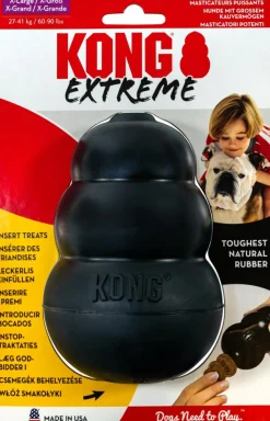 Kong Dyrelegetøj<Extreme Sort Bone
