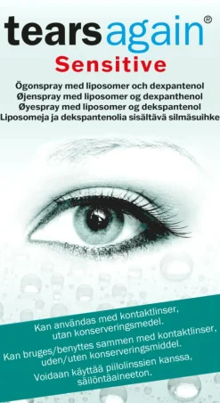 Tearsagain Eye Spray Sensitive< Øjne