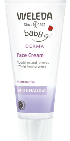 Weleda Face Cream White Mallow Baby Derma<Børn Babylotion|Hudpleje Til Børn