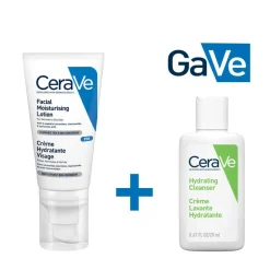CeraVe Facial Moisturising Lotion & Hydrating Cleanser Bundle< Dermatologisk Hudpleje Til Mænd|Ansigtspleje