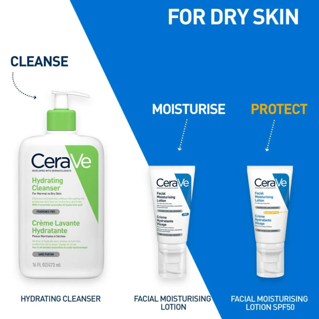 CeraVe Dermatologisk Hudpleje Til Mænd|Til Mænd<Facial Moisturising Lotion