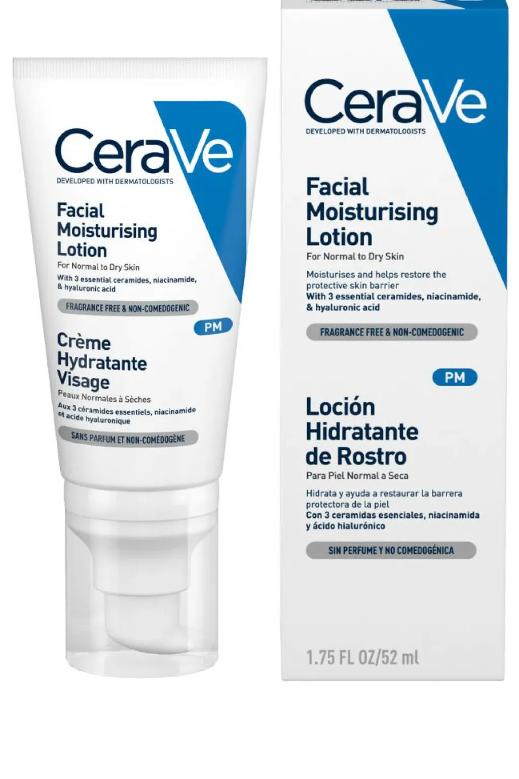 CeraVe Dermatologisk Hudpleje Til Mænd|Til Mænd<Facial Moisturising Lotion