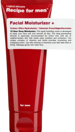 Recipe For Men Facial Moisturizer +< Ansigtspleje