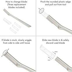 Tweezerman Skrabere & Blade><noscript><img width=