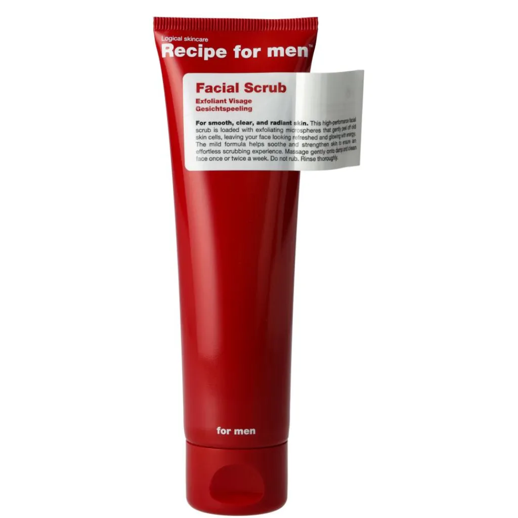 Recipe For Men Facial Scrub< Ansigtspleje