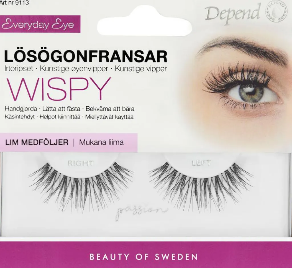Depend Øjenvipper>Falske Øjenvipper