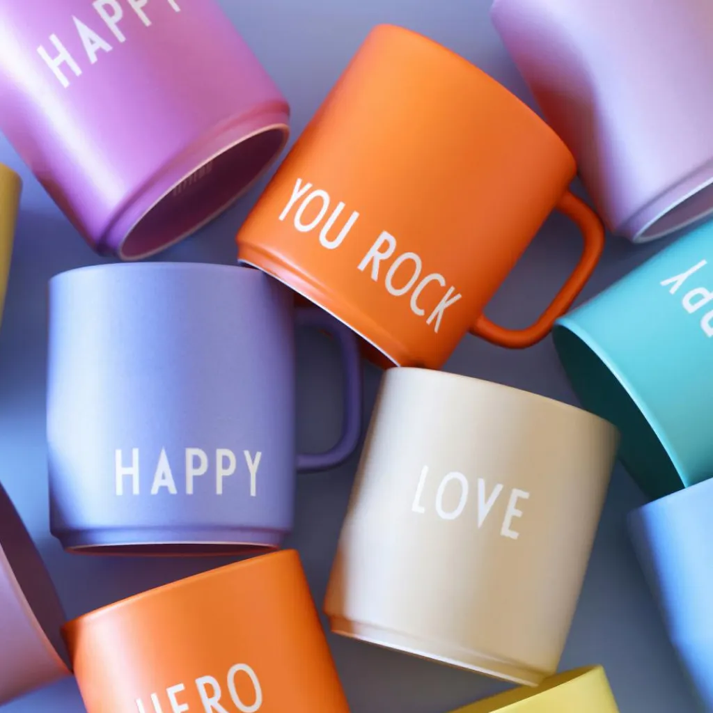 Design Letters Køkken & Bord<Favorit Kop med Hank Happy