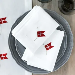 Langkilde & Søn Indretning<Fødselsdagsservietter Dannebrog