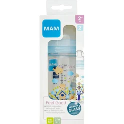 MAM Sutteflasker & Tilbehør>Feel Good Glas Sutteflaske Neutral