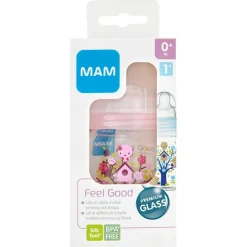 MAM Sutteflasker & Tilbehør>Feel Good Glas Sutteflaske Neutral
