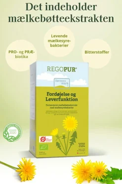 Herrens Mark Ingredienser>Fermenteret Mælkebøtteekstrakt