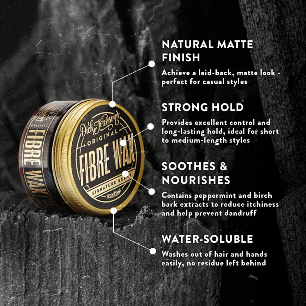 Dick Johnson Hårvoks>Fibre Wax Hair Wax