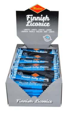 Halva Lakrids & Vingummi<Finish Salty Licorice